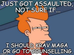 To Krav Maga, or To Counselling, That is the Question!