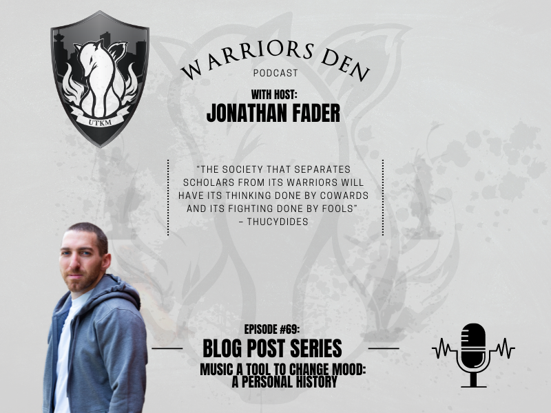 Episode 69 – Blogpost Series – Music a Tool to change mood: A Personal History